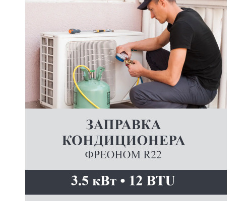 Заправка кондиционера Axioma фреоном R22 до 3.5 кВт (12 BTU)